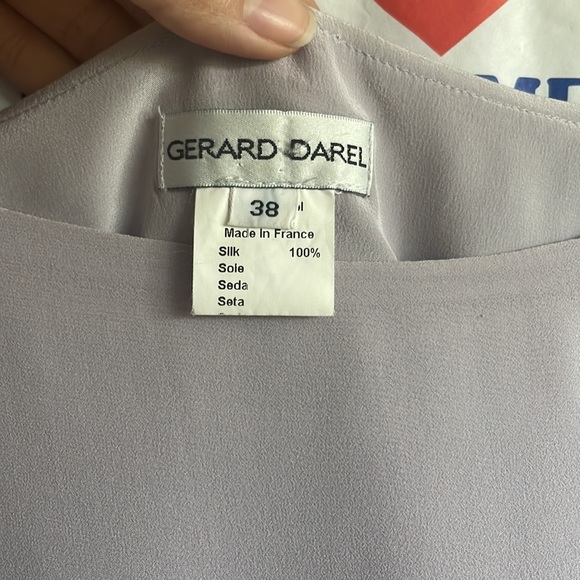 Lavender silk skirt_made in France - Picture 3 of 3